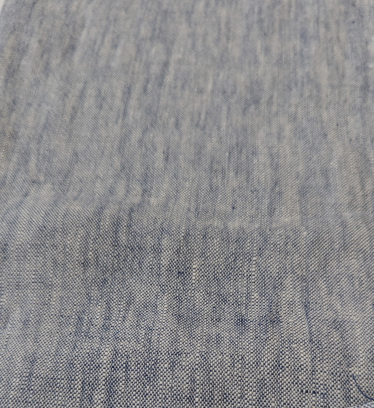 Hemp Bretone Blue Chambray