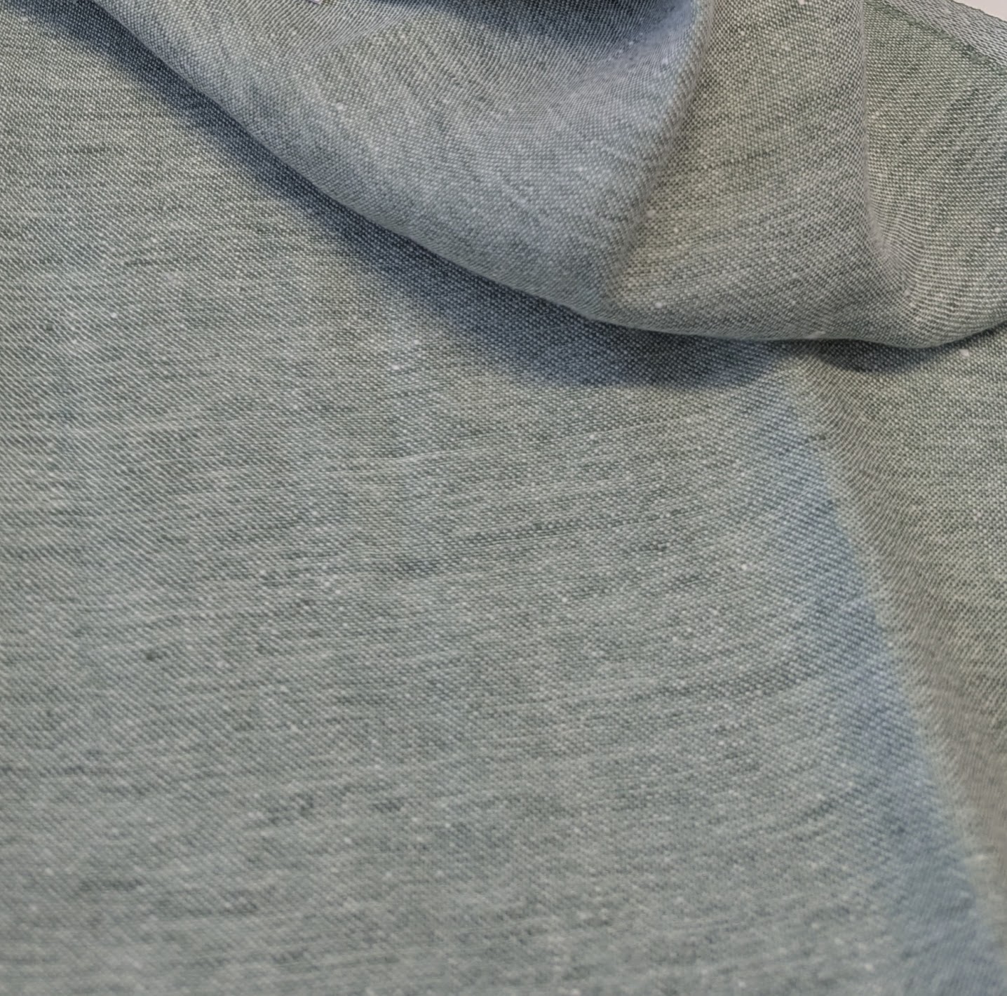 Monet Green Reverse Sateen